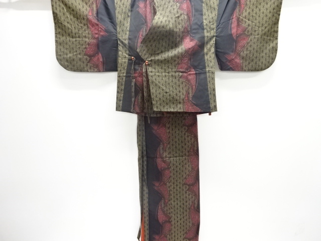 JAPANESE KIMONO / TWO-PIECE KOMON / ASANOHA